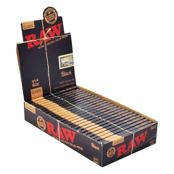 RAW BLACK 1 1/4 (SMALL)