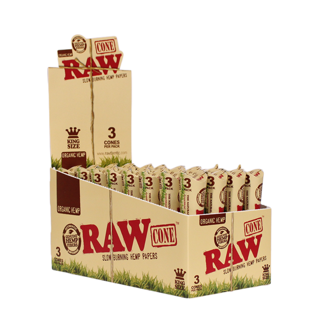 RAW CONES ORGANIC 3PKS