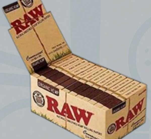 RAW  1 1/4 WITH TIP ORGANIC