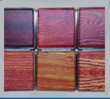 WOOD VINYLE CASES X 12