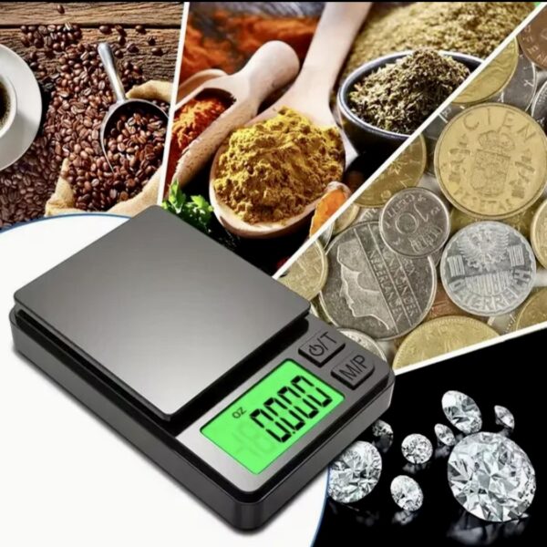 SCALE WITH BALCKLIGHT LCD 0.1G TO 1000G