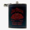 JIM BEAM HIP FLASK,SHORT GLASS,PIPE AND PEN GIFT SET STAINLESS STEEL