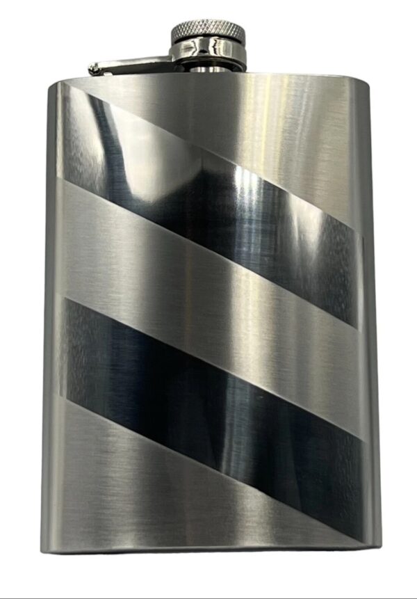 img_0954 SILVER HIP FLASK AND SHORT GLASS GIFT SET STAINLESS STEEL