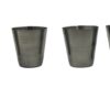 SILVER HIP FLASK AND SHORT GLASS GIFT SET STAINLESS STEEL