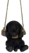 SWINGING LABRADOR PUP
