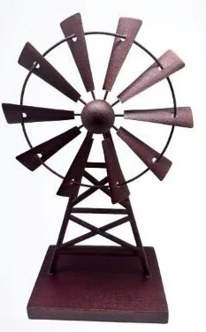 RUSTIC DECOSTANDING WINDMILL LARGE