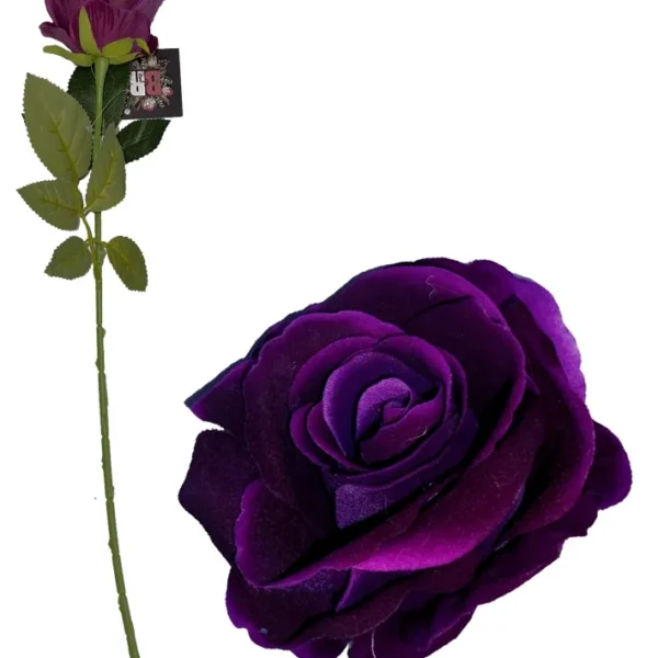 PURPLE DIAMOND VELVET SINGLE STEM ROSE