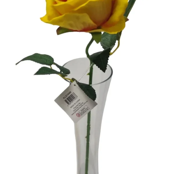 YELLOW DIAMOND VELVET SINGLE STEM ROSE