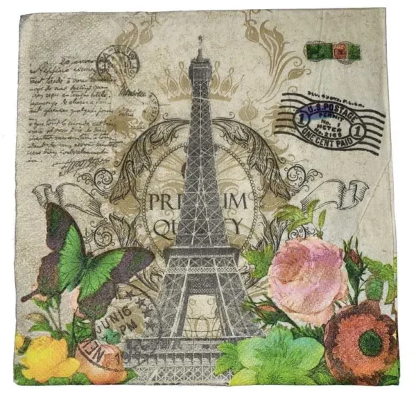 PARIS BUTTERFLY NAPKINS