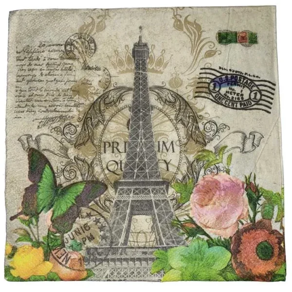 PARIS BUTTERFLY NAPKINS