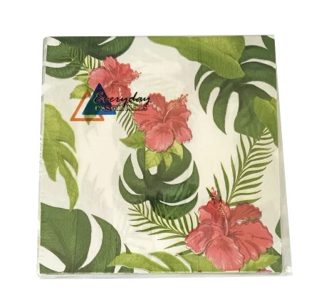 PINK HIBISCUS NAPKINS
