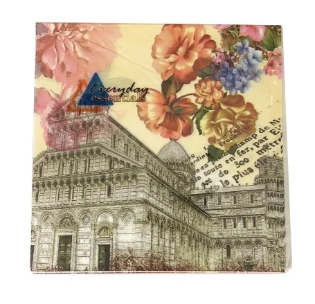 FLORAL STRIPE NAPKINS