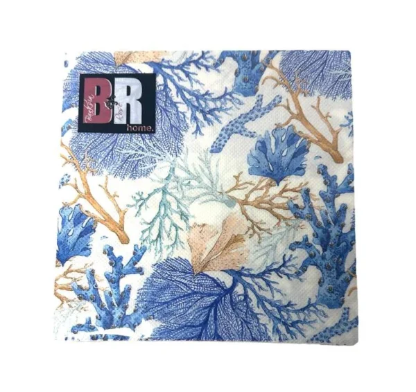 CORAL BLUES NAPKINS