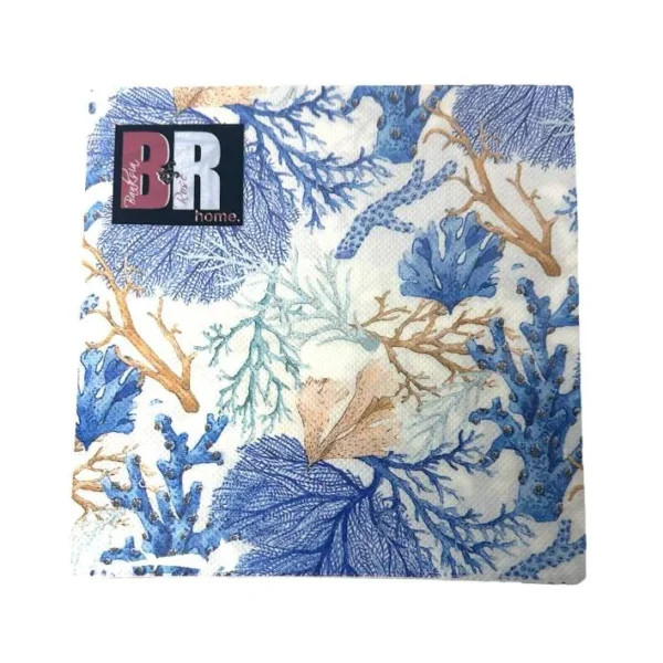 CORAL BLUES NAPKINS