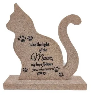 CAT PLAQUE - LIKE THE LIGHT OF THE MOON