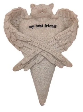 CAT PLAQUE STAKE - MY BEST FRIEND