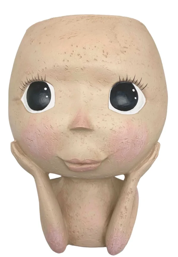 TWO HANDS FACE POT