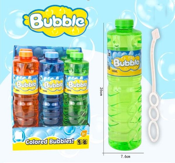 1000ML BUBBLES 6PCS/ASSORTED