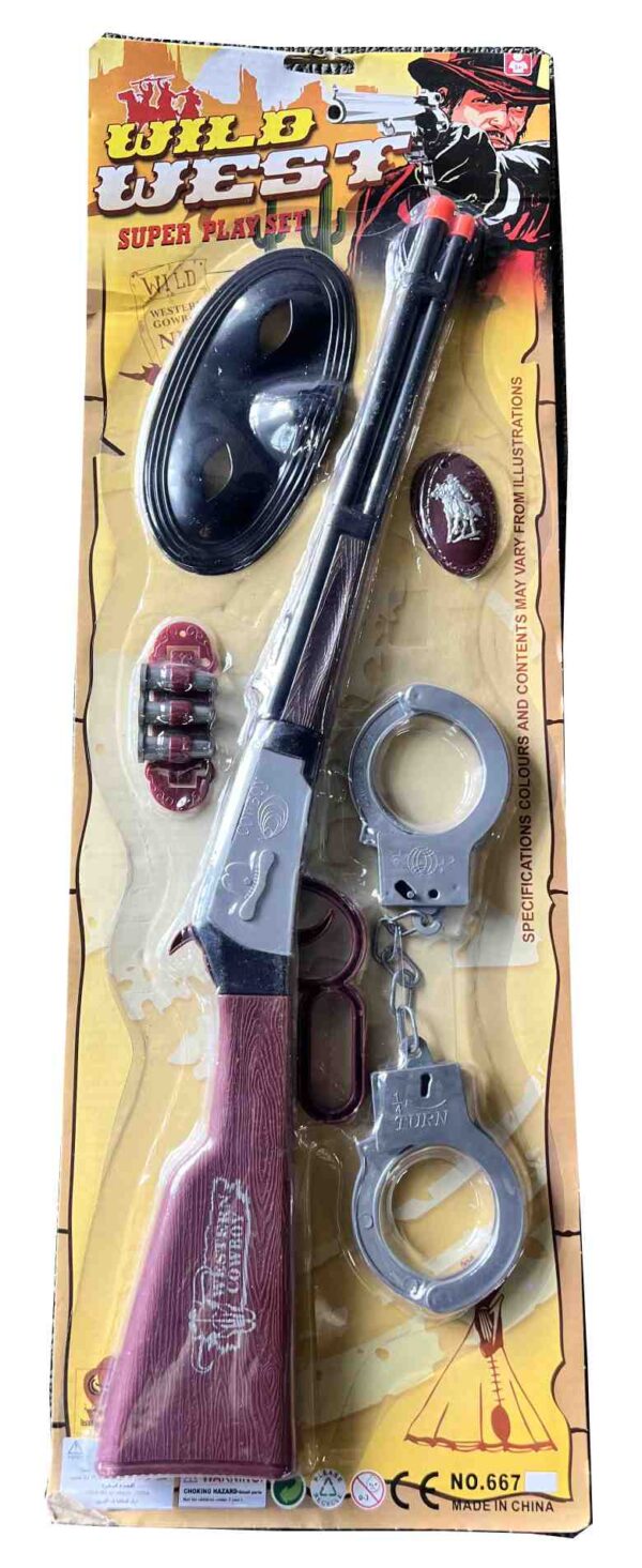 COWBOY GUN TOY SET 50CM