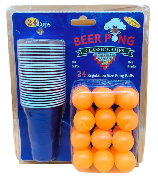 BEER PONG SET 48PC SET