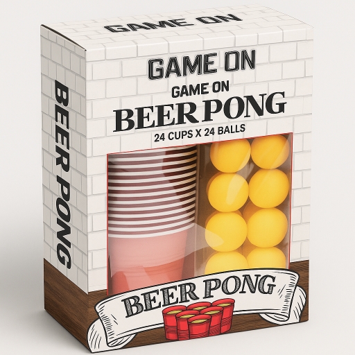 TOY-PTY-003.jpg BEER PONG BOX SET 48PCS SET