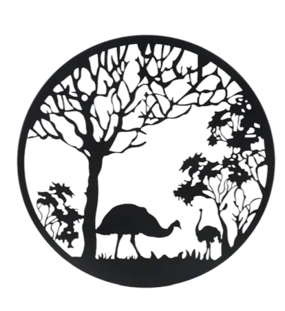 EMU IN OUTBACK WALL ART