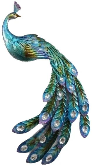 PRISCILLA THE PEACOCK W/ART