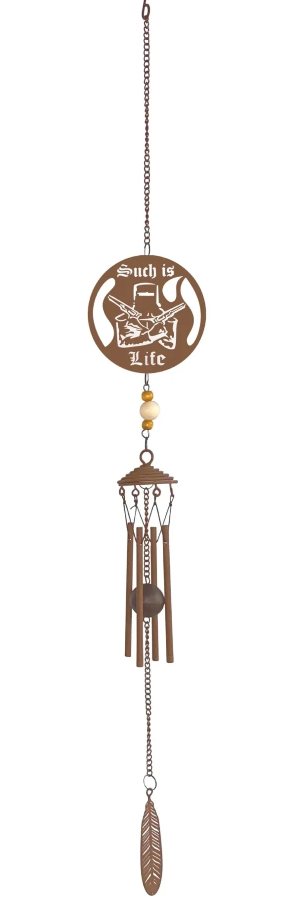 SUCH IS LIFE WINDCHIME - RUST