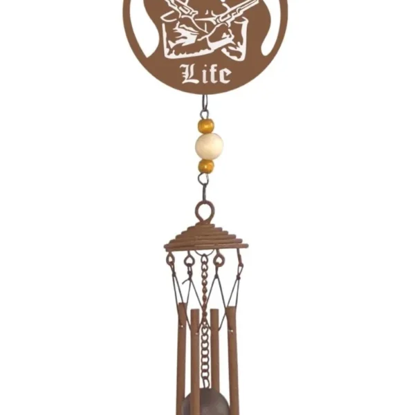 SUCH IS LIFE WINDCHIME - RUST