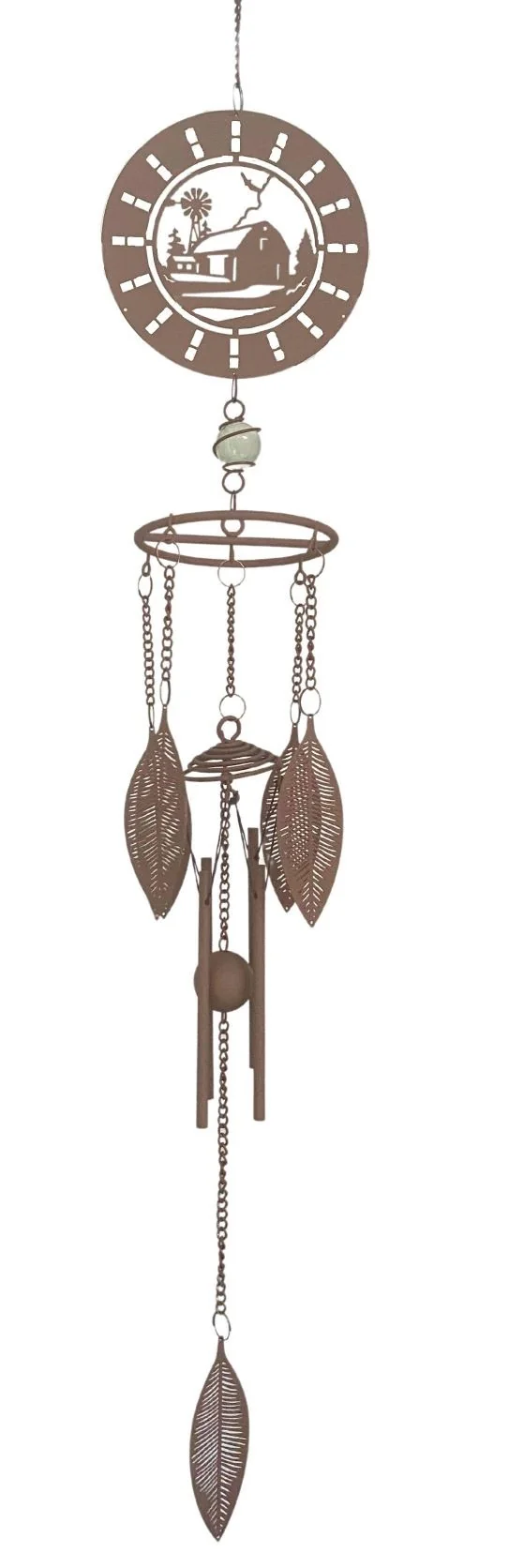 FARMHOUSE WINDCHIME - RUST