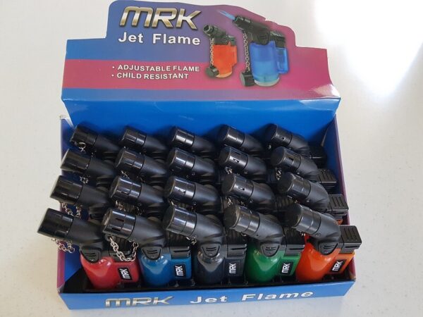 MRK ZICO JET FLAME LIGHTER GAS REFILABLE NEW STYLE MINI TORCH