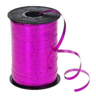 CRM1002.jpg HOLO CURLING RIBBON PINK 5MMX500YDS