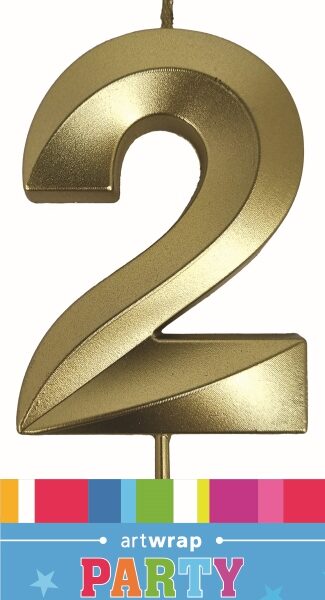 E10107.jpg CANDLE SINGLE NUMBER METALLIC GOLD 2