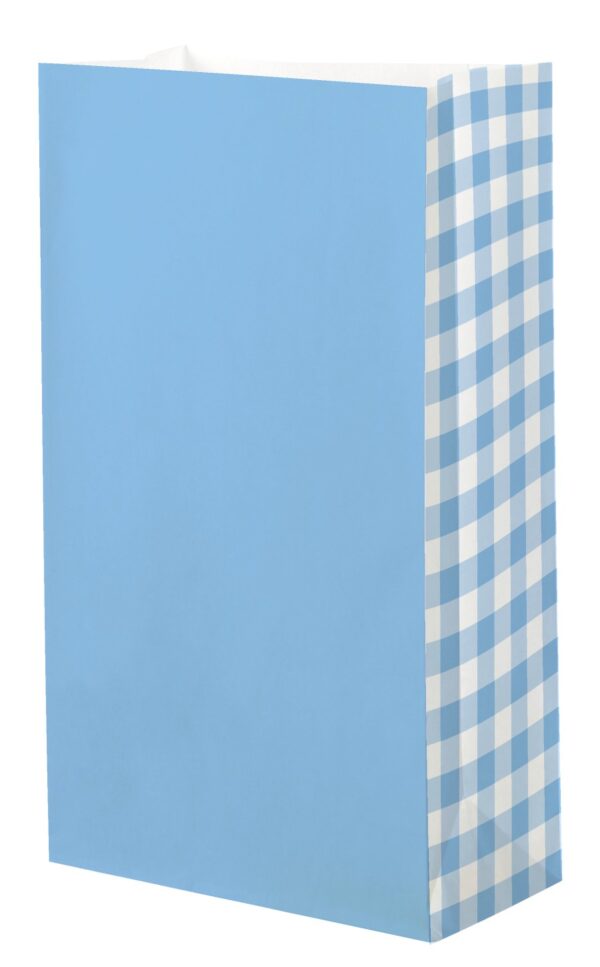 FSC MIX PAPER BAG 8PK BLUE