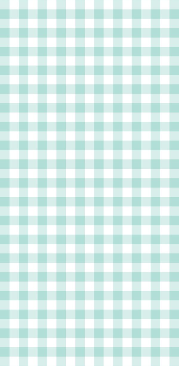 FSC MIX TABLECOVER GINGHAM TEAL