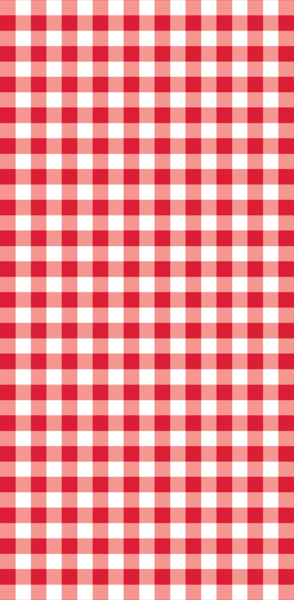 FSC MIX TABLECOVER GINGHAM RED