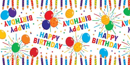 E11267 FSC MIX PAPER TABLE RUNNER GEN BDAY PRD FSC MIX PAPER TABLE RUNNER GEN BDAY