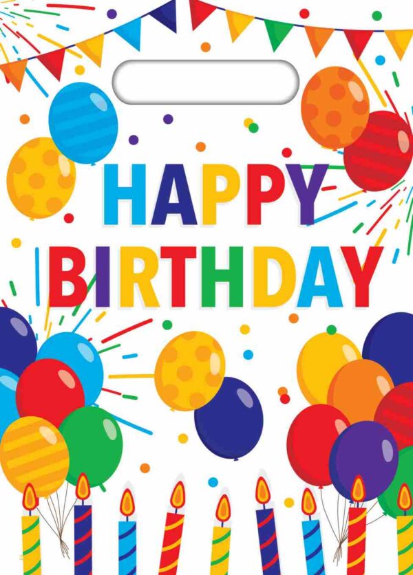 PARTY BAG 8PK GENERAL BIRTHDAY