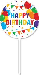 E11269.jpg CAKE TOPPER ACRYLIC 1PK GEN BDAY