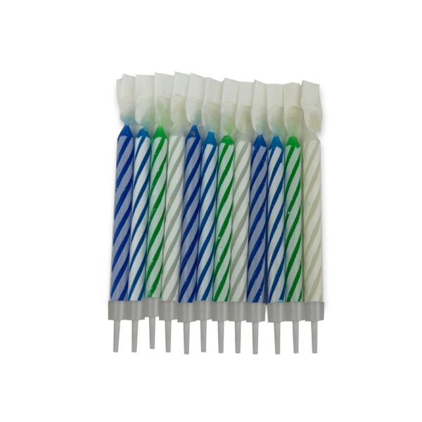 E11544.jpg CANDLE QUICK LIGHT 12PK BLUE ASSORTED