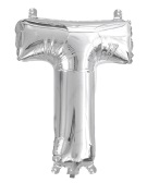 FOIL BALLOON 35CM SILVER T