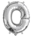 FOIL BALLOON 35CM SILVER O