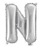 FOIL BALLOON 35CM SILVER N