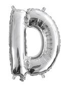 FOIL BALLOON 35CM SILVER D