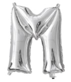 FOIL BALLOON 35CM SILVER M