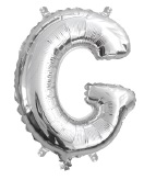 FOIL BALLOON 35CM SILVER G