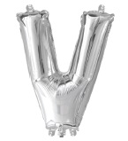 E2802.jpg FOIL BALLOON 35CM SILVER V