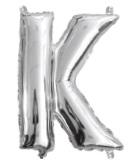 FOIL BALLOON 35CM SILVER K