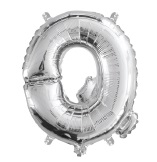 FOIL BALLOON 35CM SILVER Q