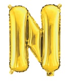 E2813.jpg FOIL BALLOON 35CM GOLD N